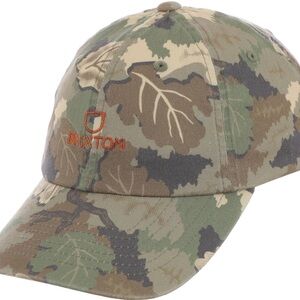 Brixton Alpha LP Strapback Hat leaf camo